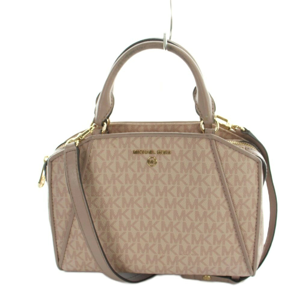 【中古】マイケルコース MICHAEL KORS ショルダーバッグ ハンド 2WAY MK柄 ロゴ PVC レザー ピンク ■GY18 /MQ レディース 【ベクトル 古着】 260410ブランドマイケルコース MICHAEL KORS表記サイズ実寸サイズをご参考ください。実寸サイズ持ち手の長さ：約23cm　ヨコ：約24cm　タテ：約15cm　マチ：約10cm　ショルダーの長さ：約110cm　　素材PVC レザー色ピンク状態角擦れや黒ずみがございますが、その他に目立ったダメージはなく、問題なくご使用いただける商品です。 ※あくまでも中古品ですので掲載写真や記載内容をご確認いただき、ご理解の上ご購入ください。備考型番 なし商品のお問い合わせの回答を休止しております。＊各商品ページの商品詳細等をご確認の上ご購入ください。【中古】マイケルコース MICHAEL KORS ショルダーバッグ ハンド 2WAY MK柄 ロゴ PVC レザー ピンク ■GY18 /MQ レディース 【ベクトル 古着】 260410状態ランク　”AB”詳細については、下記および「状態ランクについて」ページをご覧ください。未使用・新品の商品ほぼ新品同様の商品使用感が少なく、かなり状態の良い商品使用感はあるが、傷や汚れの少ない商品使用感の他、傷や汚れが見られる商品かなり大きな傷みがある難あり商品※S〜CランクはUSED品となりますので、使用感をご理解の上でご入札下さい。状態ランクについてinformationブランドマイケルコース MICHAEL KORS表記サイズ実寸サイズをご参考ください。実寸サイズ持ち手の長さ：約23cm　ヨコ：約24cm　タテ：約15cm　マチ：約10cm　ショルダーの長さ：約110cm　　素材PVC レザー色ピンク状態角擦れや黒ずみがございますが、その他に目立ったダメージはなく、問題なくご使用いただける商品です。 ※あくまでも中古品ですので掲載写真や記載内容をご確認いただき、ご理解の上ご購入ください。備考型番 なし商品のお問い合わせの回答を休止しております。＊各商品ページの商品詳細等をご確認の上ご購入ください。本商品は一点物です他サイトや店舗にて販売している商品です。多少のお時間差にて欠品になることもございます。予めご了承頂ますようお願い致します。ベクトル・サイズガイドはこちらこの商品と同じブランドの商品を見る