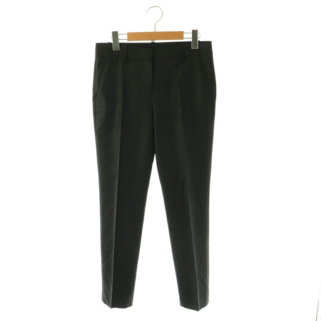 【中古】セオリー Theory パンツ スラックス スリム 0 ブラック /ES ■GY99 レディース 【ベクトル 古着】 260416