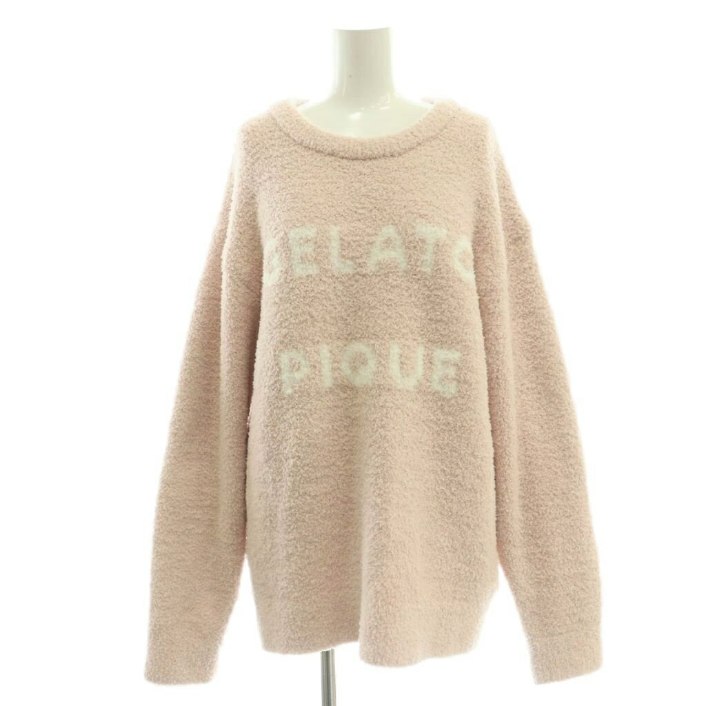 【中古】ジェラートピケ gelato pique 24AW セットアップ パウダーロゴ ジャガード...