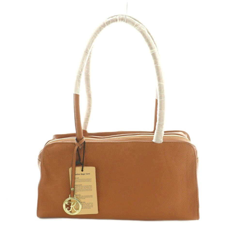 Boston Bags - 【中古】カティー Kattee ボストンバッグ レザー 茶 /MI ■GY18 レディース 【ベクトル 古着】 260422