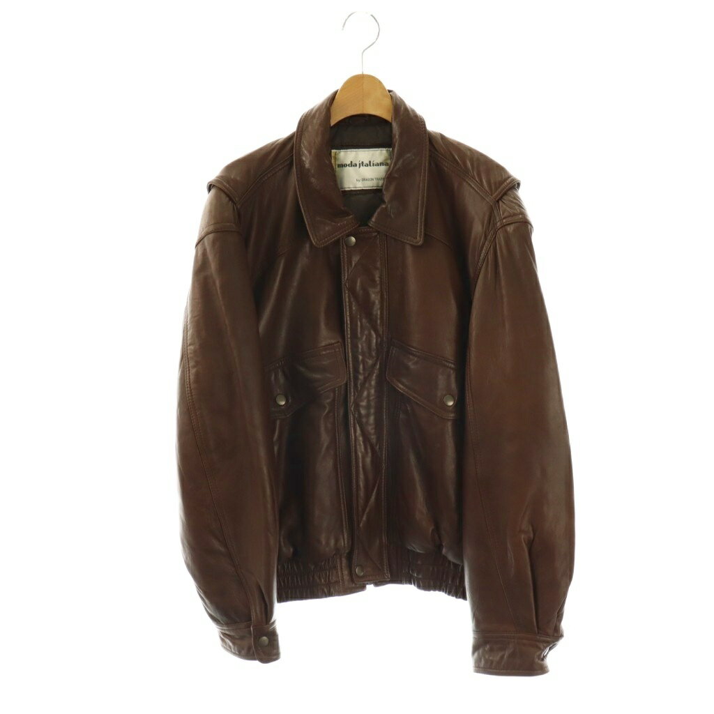 楽天市場】中古 古着 イタリア レザージャケット（メンズファッション