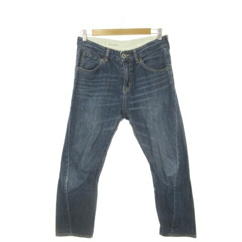 [Used] Niko and... Denim Pants Jeans Curved Cropped Length Size 4 Blue /AH33 ■GY99 Women's [Vector Used Clothing] 260507