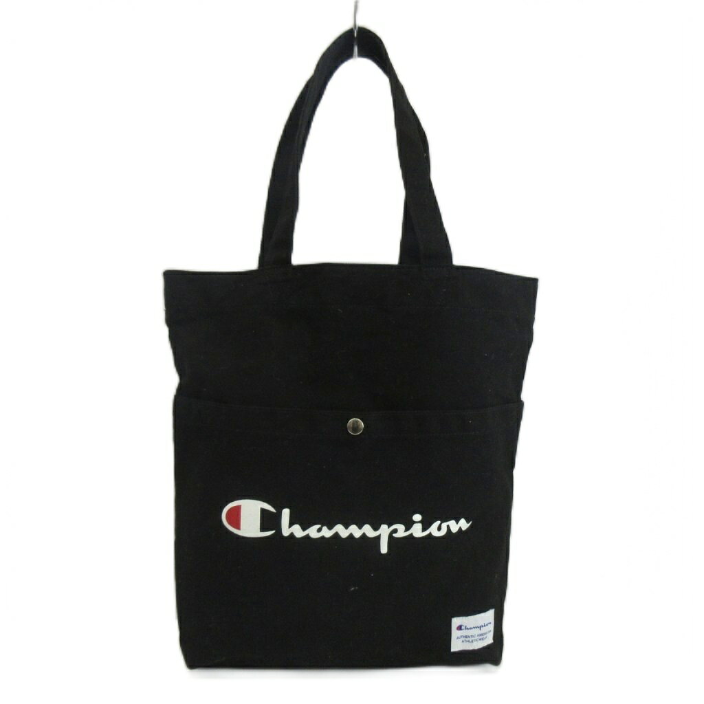 【中古】チャンピオン CHAMPION トートバッグ ワンショルダー キャンバス ロゴ プリント 黒 ブラック /XZ ■GY99 レディース 【ベクトル 古着】 260504ブランドチャンピオン CHAMPION実寸サイズ持ち手の長さ：54.5cm　ヨコ：41cm　タテ：38cm　マチ：10.5cm　ショルダーの長さ：-cm　　素材キャンバス 色黒 ブラック仕様開閉 スナップボタン 外ポケット×1 内ポケット×2状態多少スレが見られますが、使用感が少なく、状態の良い商品です。 ※あくまでも中古品ですので掲載写真や記載内容をご確認いただき、ご理解の上ご購入ください。付属品付属品なし商品のお問い合わせの回答を休止しております。＊各商品ページの商品詳細等をご確認の上ご購入ください。【中古】チャンピオン CHAMPION トートバッグ ワンショルダー キャンバス ロゴ プリント 黒 ブラック /XZ ■GY99 レディース 【ベクトル 古着】 260504状態ランク　”A”詳細については、下記および「状態ランクについて」ページをご覧ください。未使用・新品の商品ほぼ新品同様の商品使用感が少なく、かなり状態の良い商品使用感はあるが、傷や汚れの少ない商品使用感の他、傷や汚れが見られる商品かなり大きな傷みがある難あり商品※S〜CランクはUSED品となりますので、使用感をご理解の上でご入札下さい。状態ランクについてinformationブランドチャンピオン CHAMPION実寸サイズ持ち手の長さ：54.5cm　ヨコ：41cm　タテ：38cm　マチ：10.5cm　ショルダーの長さ：-cm　　素材キャンバス 色黒 ブラック仕様開閉 スナップボタン 外ポケット×1 内ポケット×2状態多少スレが見られますが、使用感が少なく、状態の良い商品です。 ※あくまでも中古品ですので掲載写真や記載内容をご確認いただき、ご理解の上ご購入ください。付属品付属品なし商品のお問い合わせの回答を休止しております。＊各商品ページの商品詳細等をご確認の上ご購入ください。本商品は一点物です他サイトや店舗にて販売している商品です。多少のお時間差にて欠品になることもございます。予めご了承頂ますようお願い致します。ベクトル・サイズガイドはこちらこの商品と同じブランドの商品を見る