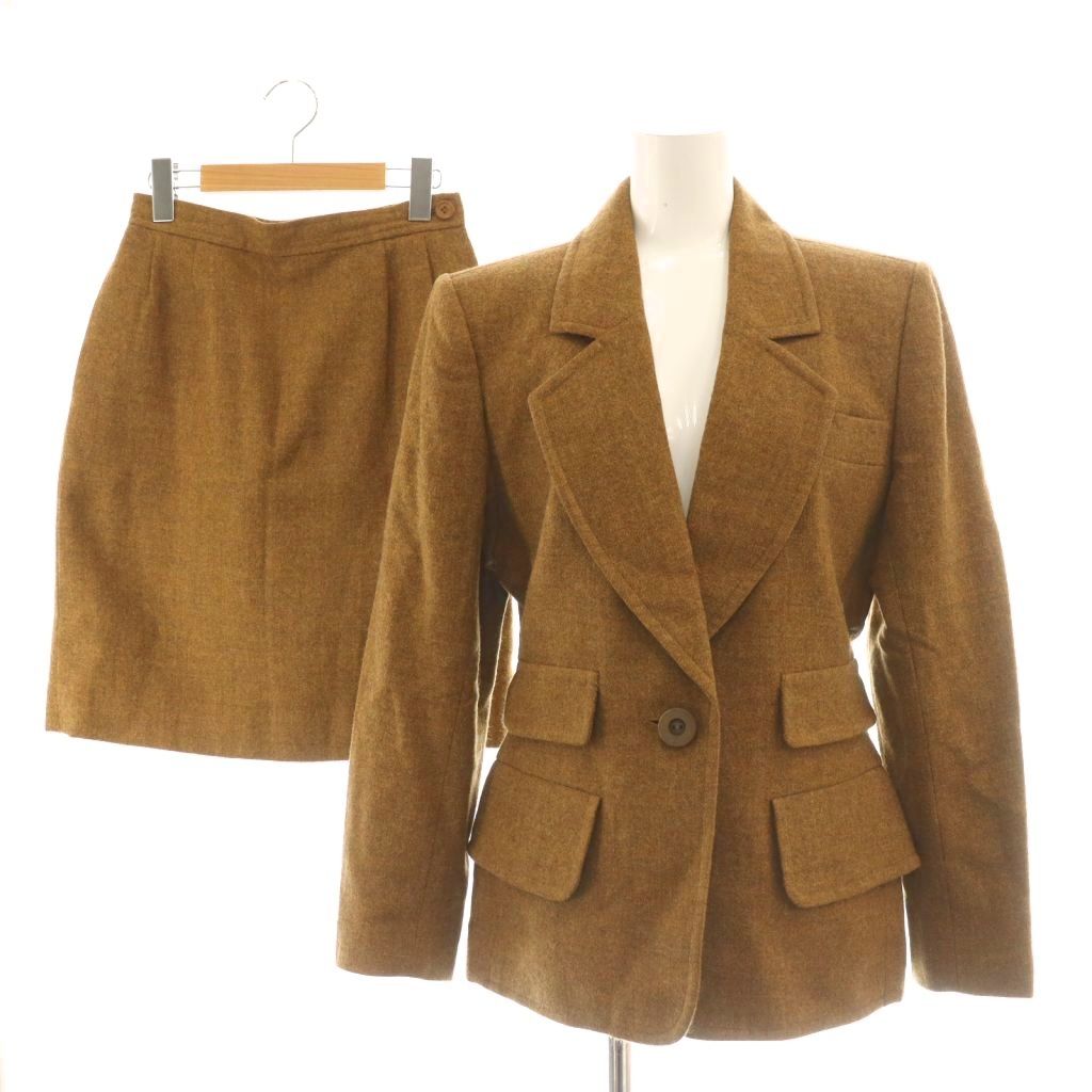 イブサンローラン スーツ ピンク レディース M ジャケット スカート　金ボタン SAINT LAURENT - Vintage イヴサンローラン Yves Saint Laurent