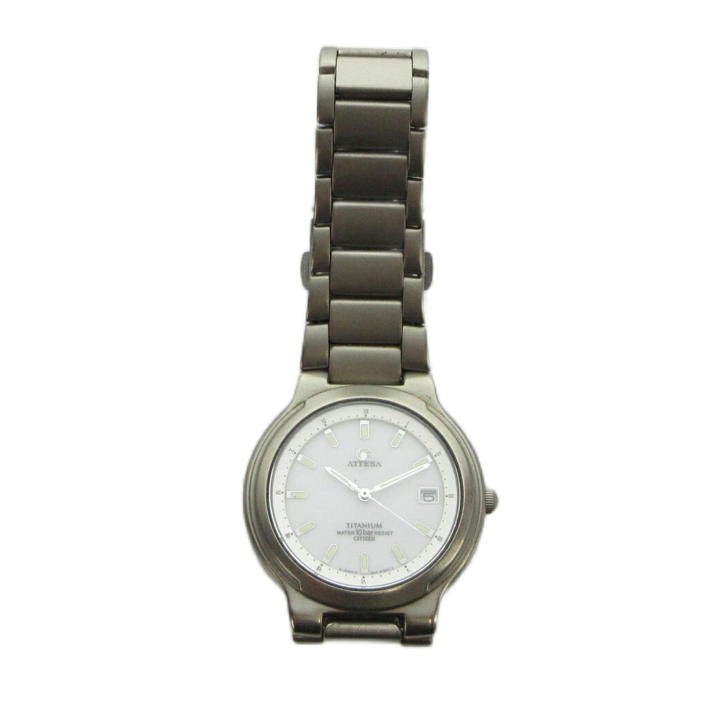 ブランド古着の買取販売ベクトルの【中古】シチズン CITIZEN 7870-H01296 ATESSA アテッサ 腕時計 エコドライブ ウォッチ カレンダー付き シルバー色 ■GY18 /MQ メンズ 【ベクトル 古着】 260430｜アングル2