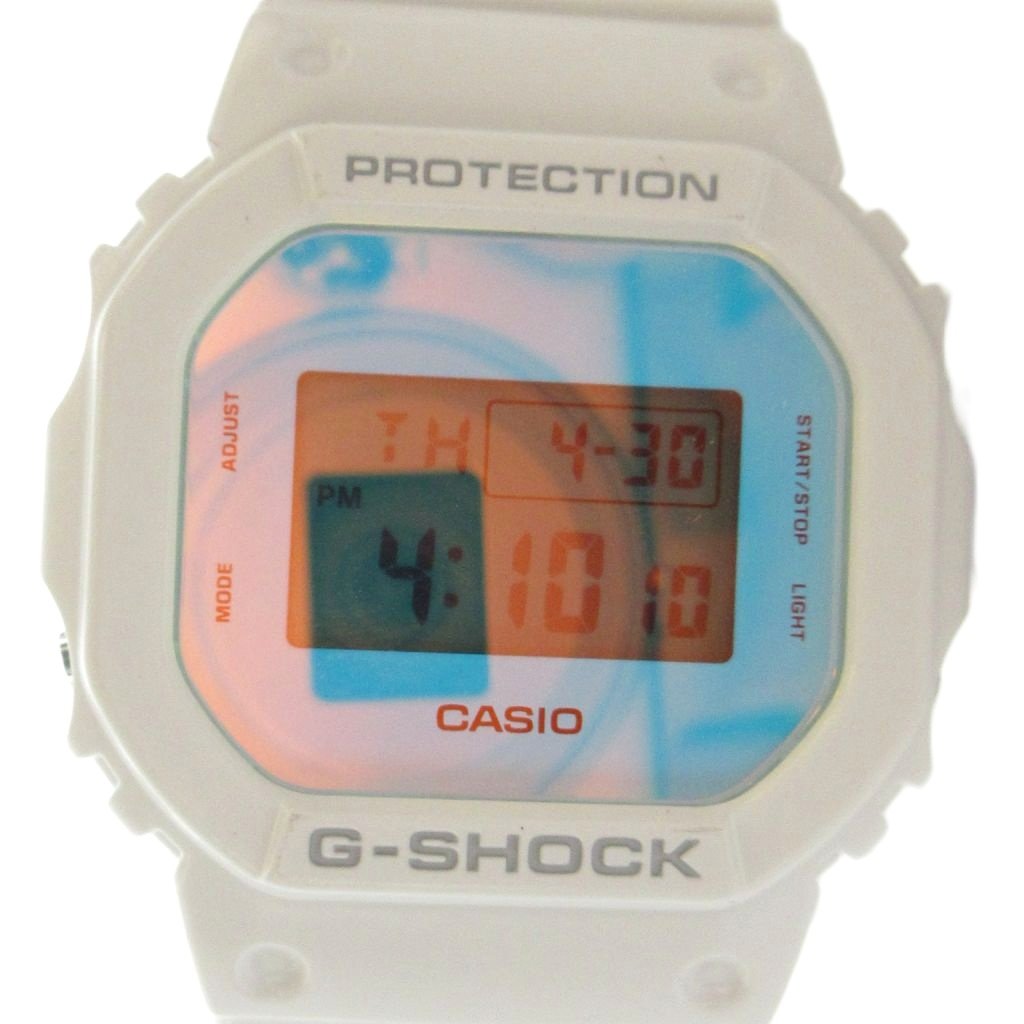 Panerai - 【中古】カシオジーショック CASIO G-SHOCK DW-5600TL 腕時計 ウォッチ クォーツ デジタル カレンダー付き 白 ホワイト ■GY18 /MQ レディース 【ベクトル 古着】 260503