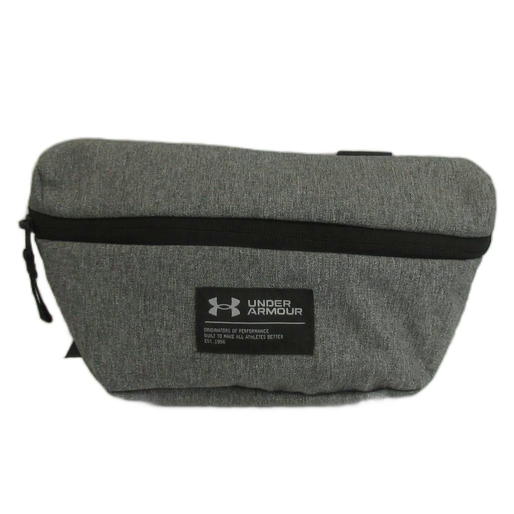 【中古】アンダーアーマー UNDER ARMOUR ボディバッグ ウエストバッグ ロゴ グレー /XZ ■GY69 メンズ 【ベクトル 古着】 260510