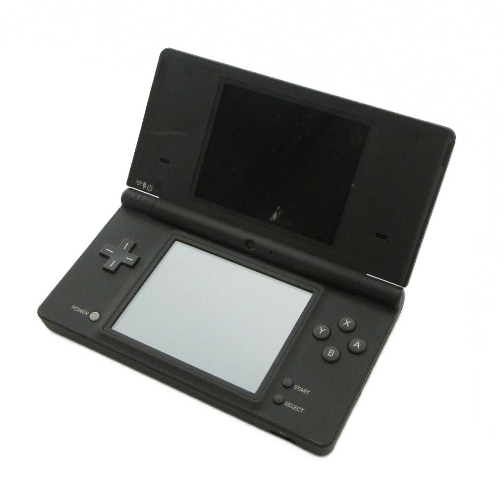 【中古】任天堂 ニンテンドーDSi ゲーム機 本体 ロゴ カセット 動作確認済 黒 マットブラック ■GY18 /MQ その他 【ベクトル 古着】 260703