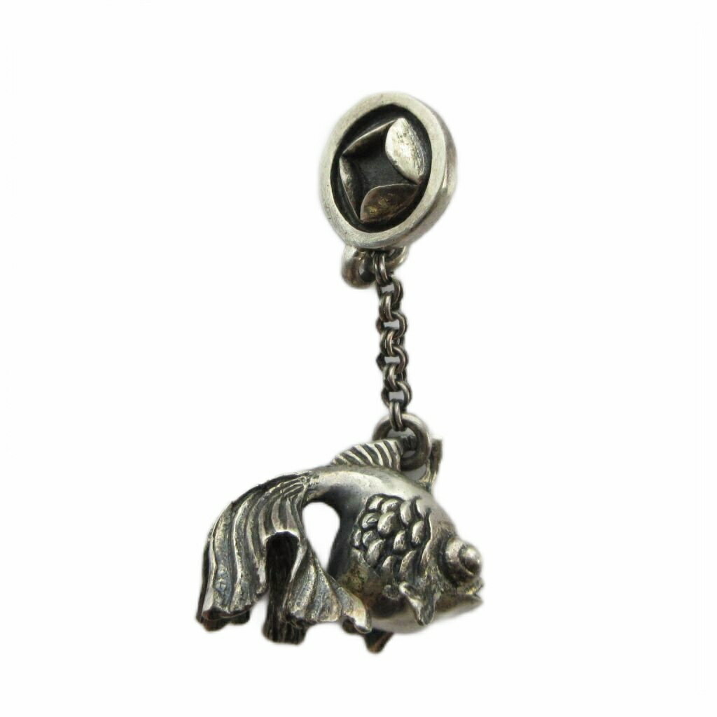 【中古】かすう工房 ネックレス ペンダント トップのみ アクセサリー 金魚 シルバー色 ■GY03 /MQ メンズ 【ベクトル 古着】 260517