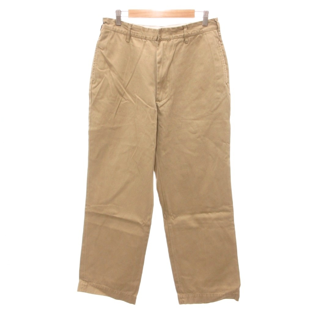 SESSLER MFG 米軍 復刻 TYPE1 CLASS1 KHAKI-1 チノパン パンツ ストレートシルエット 32×30 ベージュ /JS ■GY03 メンズ  260525