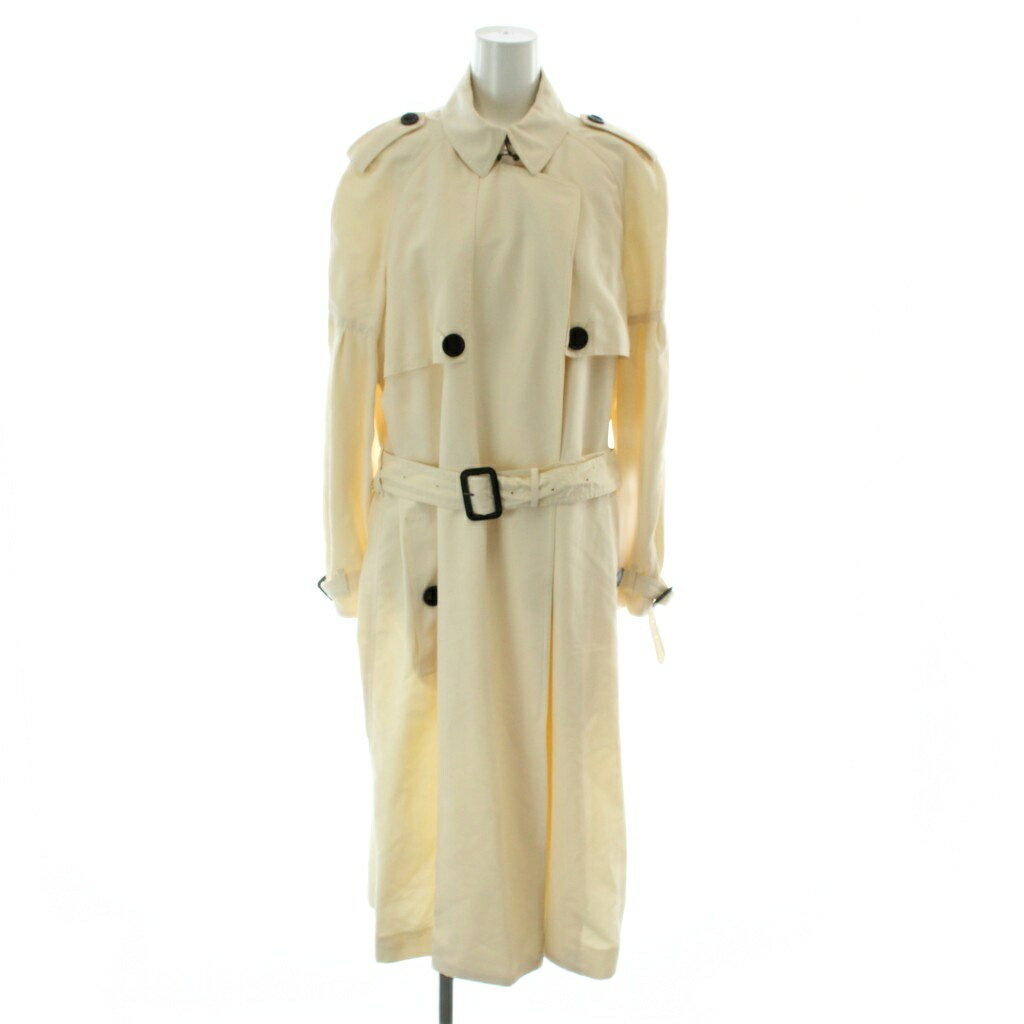 中古 バーバリー BURBERRY ステンカラーコート ロング ベルト付き I42 アイボリー ベージュ MW GY42 レディ auc-vector-20958173 ブランド古着の買取販売ベクトル パッケージ画像