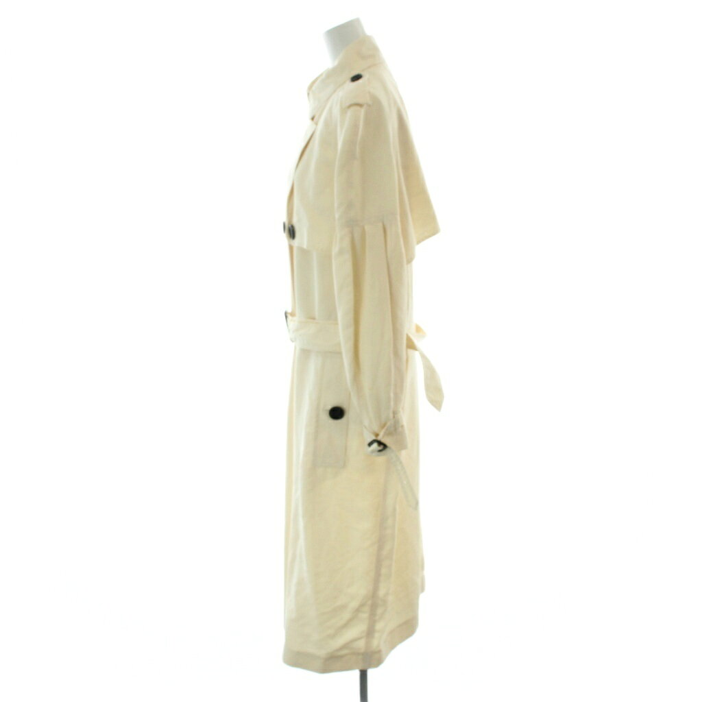 中古 バーバリー BURBERRY ステンカラーコート ロング ベルト付き I42 アイボリー ベージュ MW GY42 レディ auc-vector-20958173 ブランド古着の買取販売ベクトル サンプル画像2