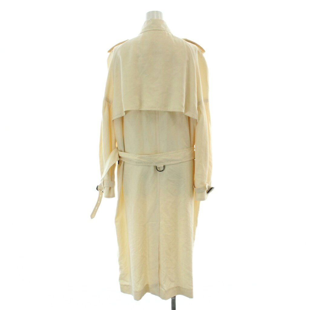 中古 バーバリー BURBERRY ステンカラーコート ロング ベルト付き I42 アイボリー ベージュ MW GY42 レディ auc-vector-20958173 ブランド古着の買取販売ベクトル サンプル画像3