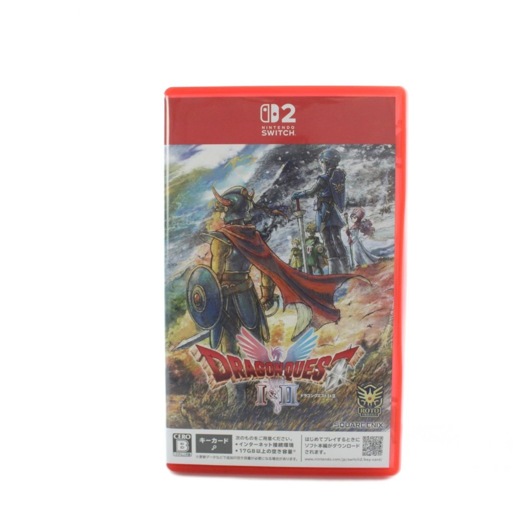 【中古】任天堂 Switch2 ドラゴンクエスト1＆2 ゲームソフト カセット 対象年齢12歳以上 ロゴ マルチカラー ■GY18 /MQ その他 【ベクトル 古着】 260531