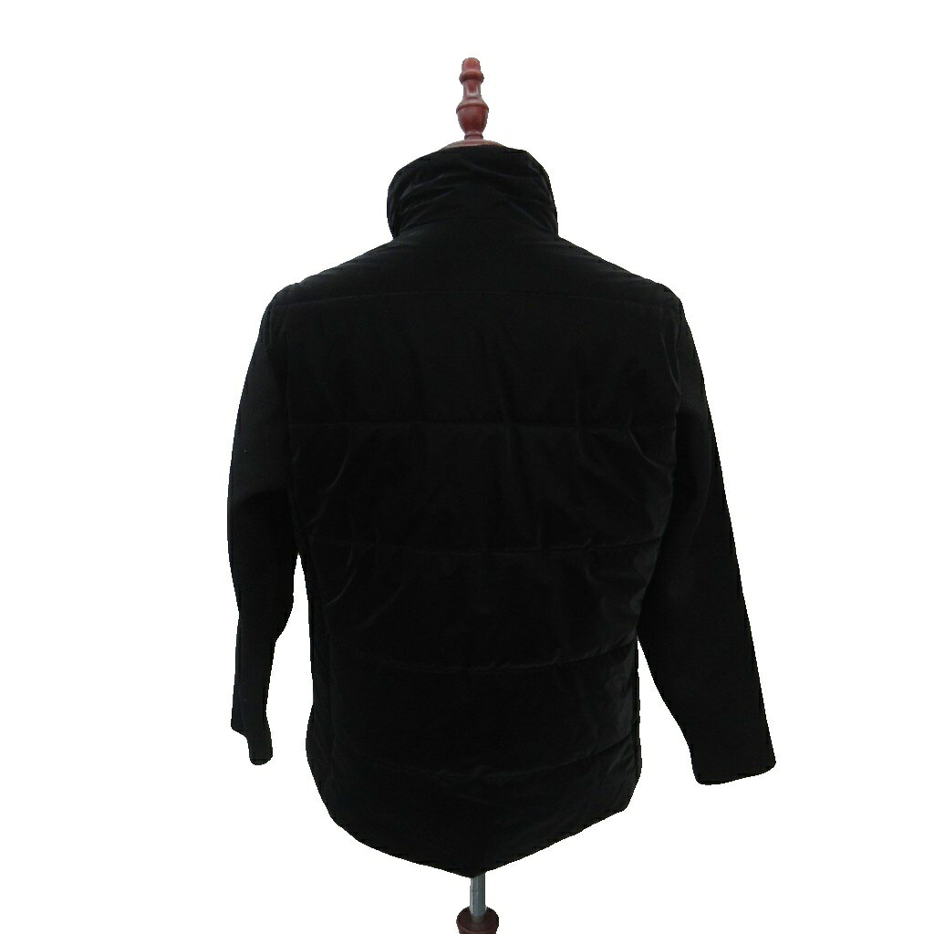【中古】ニコルスポーツ NICOLE SPORTS ゴルフウェア 中綿ジャケット 50 黒 ブラッ...