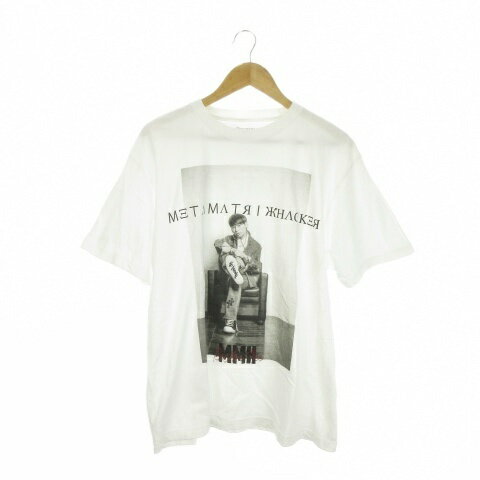 【中古】ビカムツリー BECOME TREE × TAKUYA∞ MMH Photo Tシャツ XL 白 ホワイト プリント 半袖 /AO10 ■GY01 メンズ 【ベクトル 古着】 260623