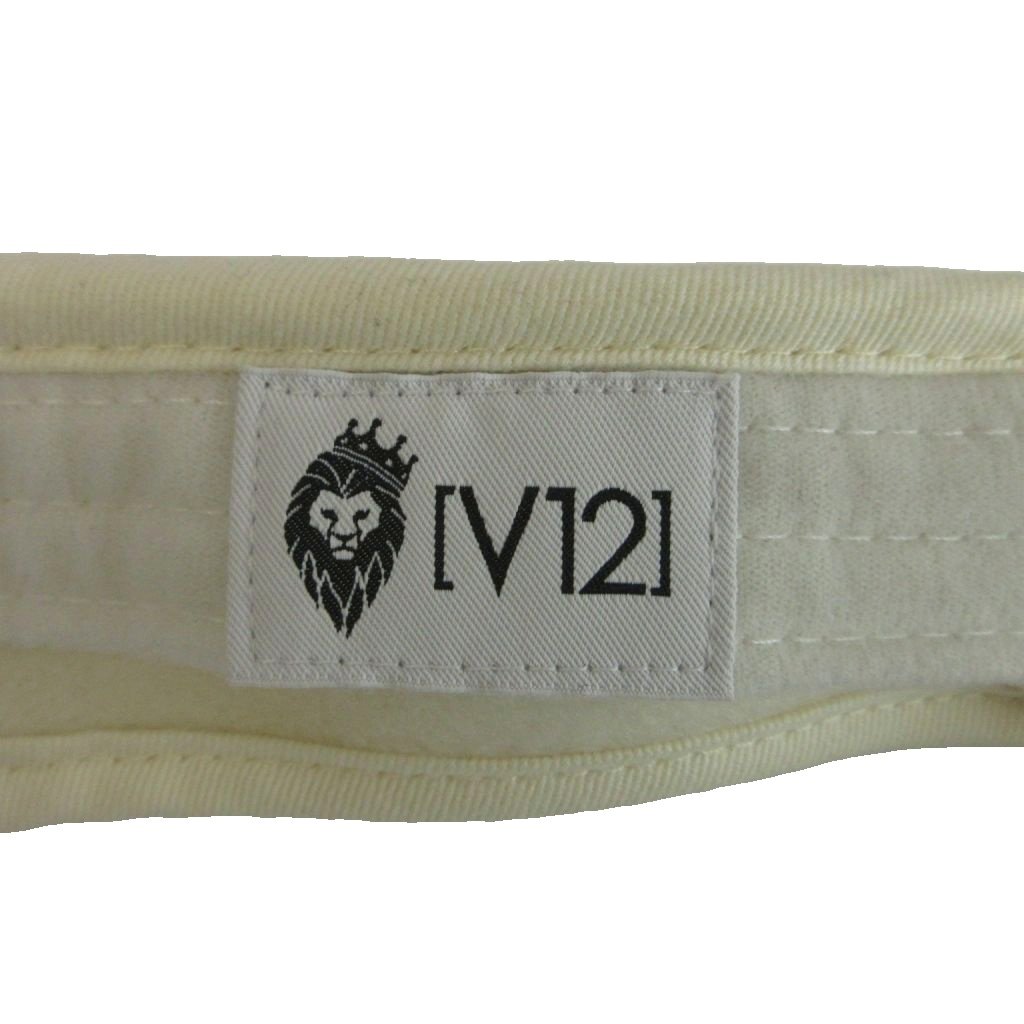 【中古】未使用品 V12 ウールバイザー WOOL VISOR 帽子 サンバイザー ゴルフ ロゴ ...