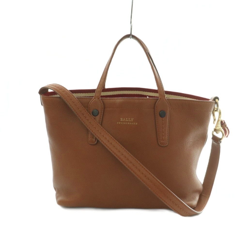 【中古】バリー BALLY 2WAY ハンドバッグ ショルダーバッグ レザー 茶 ブラウン /MI ■GY17 レディース 【ベクトル 古着】 260612