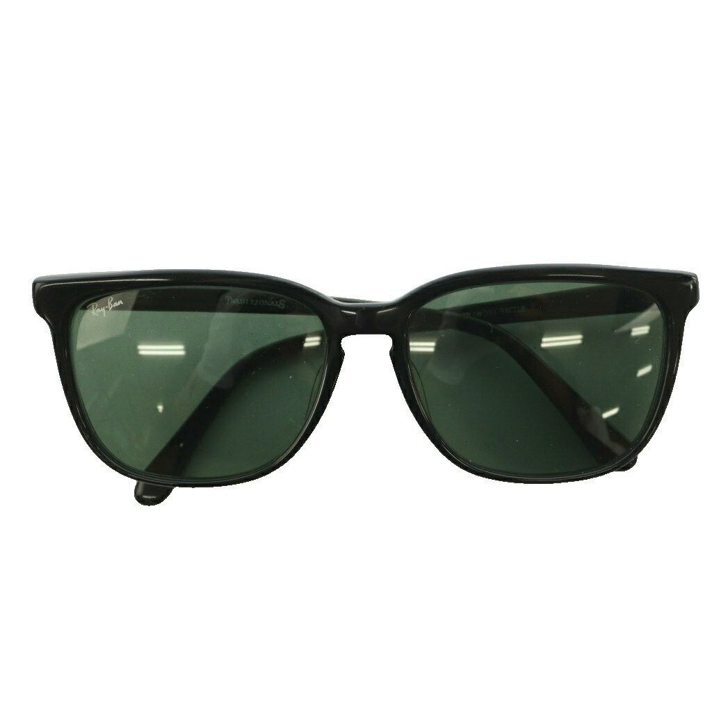レイバン RAY BAN クリントン CLINTON サングラス ウェリントン セルフレーム ロゴ 58□16 黒 ブラック /SS ■OS ■GY18 メンズ レディース  260622