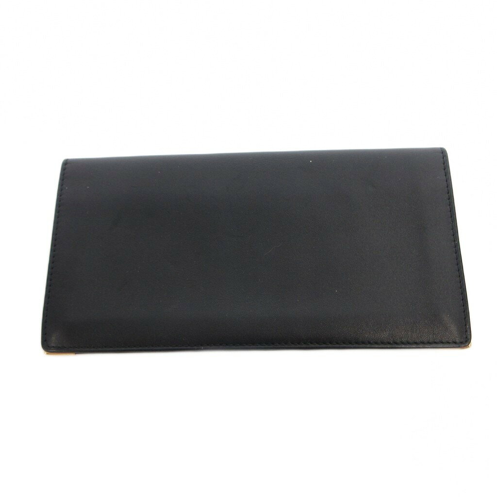【中古】ダンヒル dunhill 長財布 ウォレット お札入れ 小銭入れなし レザー ロゴ ...