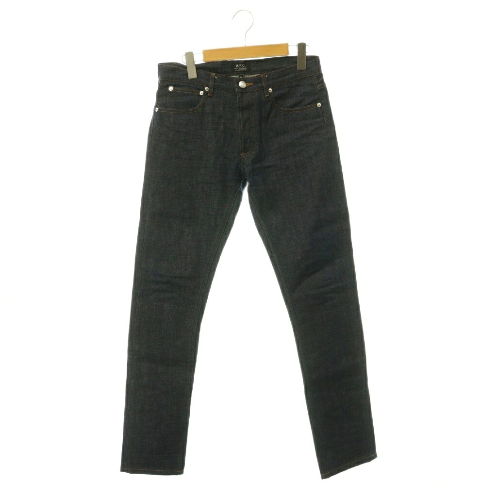 [Used] A.P.C. Denim Pants Jeans Button Fly Selvedge 28 Indigo 1114 /CX ■GY12 Men's [Vector Used Clothing] 260701
