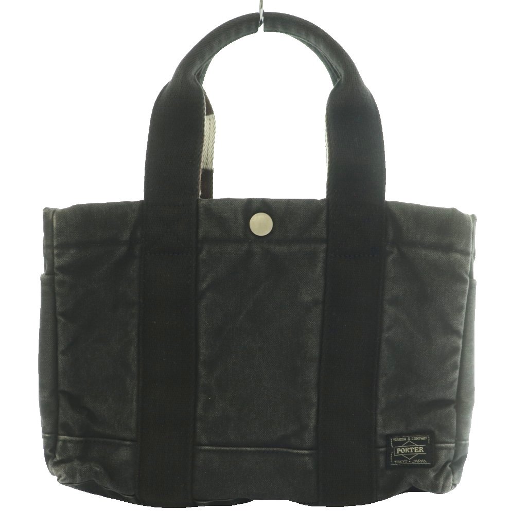 【中古】ポーター PORTER 吉田カバン トートバッグ ハンド デニム ロゴ キャンバス グレー 黒 ブラック /SS ■OS ■GY13 レディース 【ベクトル 古着】 260627ブランドポーター PORTER実寸サイズ持ち手の長さ：約35cm　ヨコ：約29cm　タテ：約20cm　マチ：約9.5cm　ショルダーの長さ：-cm　　素材デニム キャンバス色グレー 黒 ブラック 状態この商品には下記のようなダメージがございます。 ・所々にスレや色褪せ ・持ち手のほつれ ※全体的に中古品としての使用感とダメージがありますが、通常使用には支障のない商品です。 掲載写真や記載内容をご確認いただき、ご理解の上ご購入ください。付属品なし商品のお問い合わせの回答を休止しております。＊各商品ページの商品詳細等をご確認の上ご購入ください。【中古】ポーター PORTER 吉田カバン トートバッグ ハンド デニム ロゴ キャンバス グレー 黒 ブラック /SS ■OS ■GY13 レディース 【ベクトル 古着】 260627状態ランク　”B”詳細については、下記および「状態ランクについて」ページをご覧ください。未使用・新品の商品ほぼ新品同様の商品使用感が少なく、かなり状態の良い商品使用感はあるが、傷や汚れの少ない商品使用感の他、傷や汚れが見られる商品かなり大きな傷みがある難あり商品※S〜CランクはUSED品となりますので、使用感をご理解の上でご入札下さい。状態ランクについてinformationブランドポーター PORTER実寸サイズ持ち手の長さ：約35cm　ヨコ：約29cm　タテ：約20cm　マチ：約9.5cm　ショルダーの長さ：-cm　　素材デニム キャンバス色グレー 黒 ブラック 状態この商品には下記のようなダメージがございます。 ・所々にスレや色褪せ ・持ち手のほつれ ※全体的に中古品としての使用感とダメージがありますが、通常使用には支障のない商品です。 掲載写真や記載内容をご確認いただき、ご理解の上ご購入ください。付属品なし商品のお問い合わせの回答を休止しております。＊各商品ページの商品詳細等をご確認の上ご購入ください。本商品は一点物です他サイトや店舗にて販売している商品です。多少のお時間差にて欠品になることもございます。予めご了承頂ますようお願い致します。ベクトル・サイズガイドはこちらこの商品と同じブランドの商品を見る