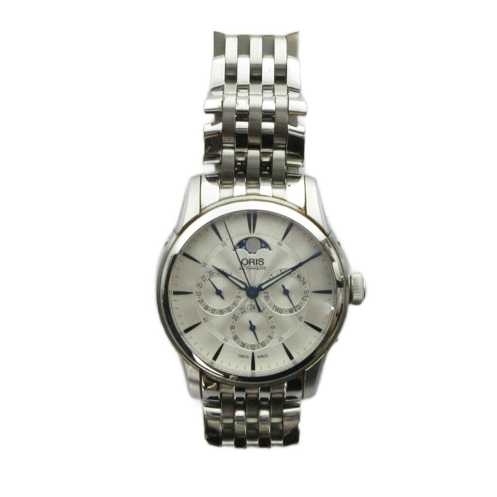 中古 オリス ORIS 7703 アートリエ コンプリケーション 腕時計 ウォッチ 自動巻き ムーンフェイズ クロノグラフ ロゴ auc-vector-21091817 ブランド古着の買取販売ベクトル サンプル画像2