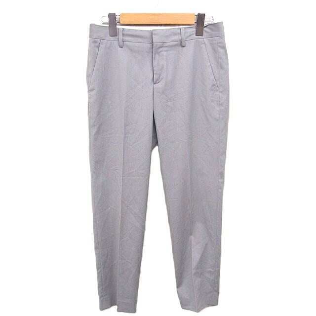 ユナイテッドアローズ UNITED ARROWS TOKYO スラックス テーパードパンツ ロング ジップフライ 無地 シンプル 36 グレー /TT ■GY99 レディース  260710