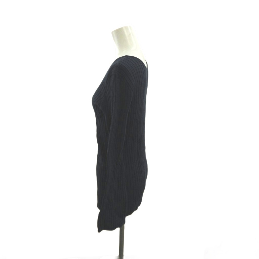【中古】ミラオーウェン Mila Owen カットソー ニット 1 紺 ネイビー Vネック リブ編み 長袖 /KK ■GY06 レディース 【ベクトル 古着】 260726 auc-vector-21140047 ブランド古着の買取販売ベクトル サンプル画像2