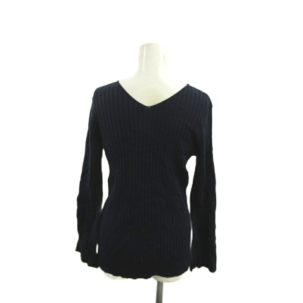 【中古】ミラオーウェン Mila Owen カットソー ニット 1 紺 ネイビー Vネック リブ編み 長袖 /KK ■GY06 レディース 【ベクトル 古着】 260726 auc-vector-21140047 ブランド古着の買取販売ベクトル サンプル画像3