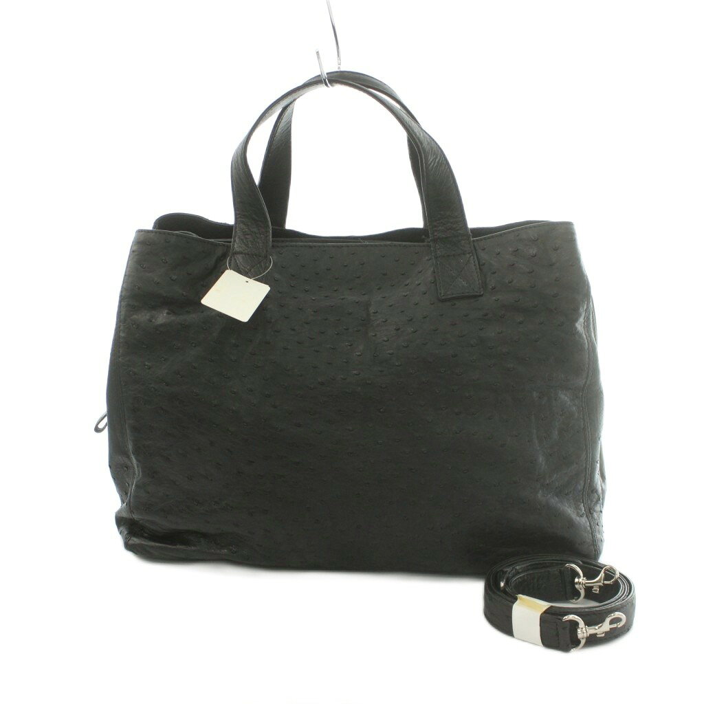 【中古】ノーブランド 2WAY ショルダーバッグ トートバッグ 財布2点付き オーストリッチレザー 黒 ブラック /MI ■GY18 レディース 【ベクトル 古着】 260725表記サイズ表記なし実寸サイズ持ち手の長さ：34cm　ヨコ：44cm　タテ：30cm　マチ：19.5cm　ショルダーの長さ：未開封のため不明cm　長財布　ヨコ19cm　タテ9cm　マチ2cm　財布　ヨコ10.5cm　タテ8cm　マチ2.5cm　素材オーストリッチレザー色黒 ブラック状態使用感が少なく、かなり状態の良い商品です。 ※あくまでも中古品ですので掲載写真や記載内容をご確認いただき、ご理解の上ご購入ください。付属品財布、ショルダーストラップ備考品番なし商品のお問い合わせの回答を休止しております。＊各商品ページの商品詳細等をご確認の上ご購入ください。【中古】ノーブランド 2WAY ショルダーバッグ トートバッグ 財布2点付き オーストリッチレザー 黒 ブラック /MI ■GY18 レディース 【ベクトル 古着】 260725状態ランク　”A”詳細については、下記および「状態ランクについて」ページをご覧ください。未使用・新品の商品ほぼ新品同様の商品使用感が少なく、かなり状態の良い商品使用感はあるが、傷や汚れの少ない商品使用感の他、傷や汚れが見られる商品かなり大きな傷みがある難あり商品※S〜CランクはUSED品となりますので、使用感をご理解の上でご入札下さい。状態ランクについてinformation表記サイズ表記なし実寸サイズ持ち手の長さ：34cm　ヨコ：44cm　タテ：30cm　マチ：19.5cm　ショルダーの長さ：未開封のため不明cm　長財布　ヨコ19cm　タテ9cm　マチ2cm　財布　ヨコ10.5cm　タテ8cm　マチ2.5cm　素材オーストリッチレザー色黒 ブラック状態使用感が少なく、かなり状態の良い商品です。 ※あくまでも中古品ですので掲載写真や記載内容をご確認いただき、ご理解の上ご購入ください。付属品財布、ショルダーストラップ備考品番なし商品のお問い合わせの回答を休止しております。＊各商品ページの商品詳細等をご確認の上ご購入ください。本商品は一点物です他サイトや店舗にて販売している商品です。多少のお時間差にて欠品になることもございます。予めご了承頂ますようお願い致します。ベクトル・サイズガイドはこちらこの商品と同じブランドの商品を見る