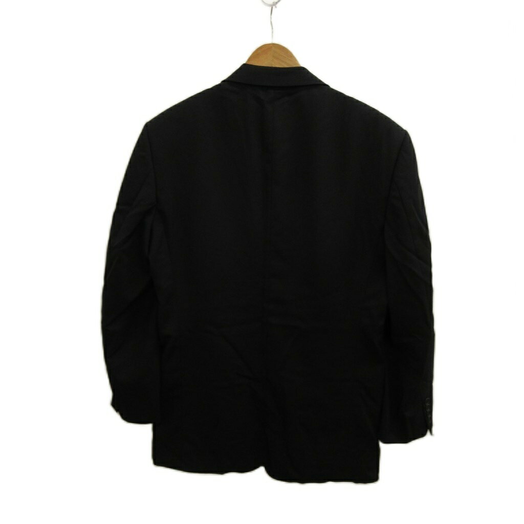 【中古】ヴァレンティノ ヴァレンチノ VALENTINO UOMO テーラードジャケット ウール シングル 2B 総裏地 肩パッド 50 L-LL 黒 ブラック /XZ ■GY69 メンズ 【ベクトル 古着】 260725 auc-vector-21140768 ブランド古着の買取販売ベクトル サンプル画像2