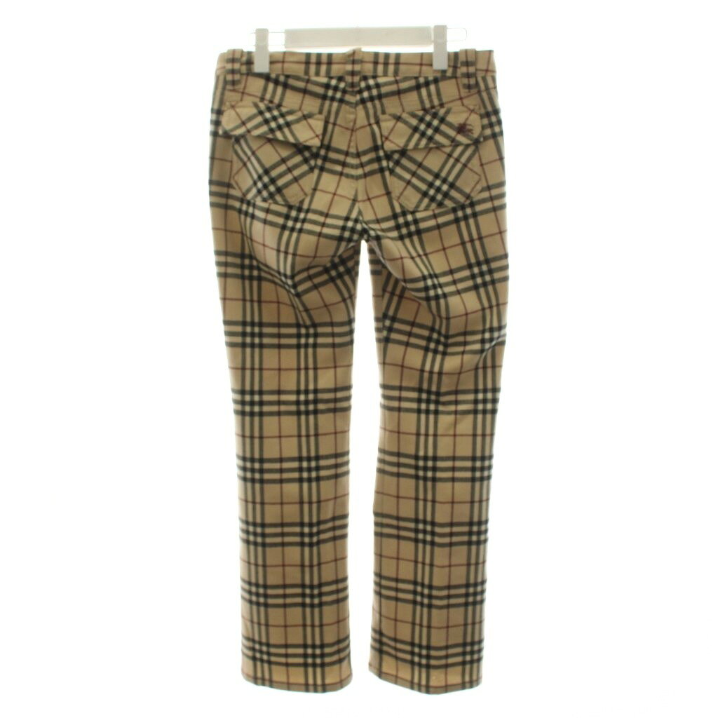 中古 バーバリーブルーレーベル BURBERRY BLUE LABEL ノバチェック パンツ ウール 38 ベージュ 黒 ブラッ auc-vector-21144757 ブランド古着の買取販売ベクトル サンプル画像2