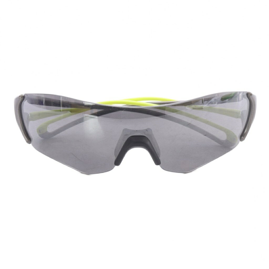 【中古】スワンズ SWANS サングラス スポーツサングラス ロゴ 黒 ブラック 黄色 イエロー E-NOX8 /SR ■GY11 メンズ レディース 【ベクトル 古着】 260730