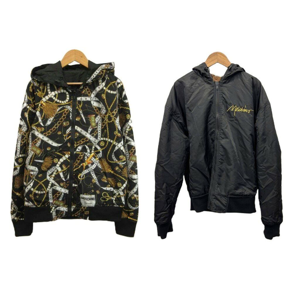 MOSCHINO COUTURE! 総柄 フーデッドジャケット 楽天市場】Moschino（コート・ジャケット｜メンズファッション）の通販