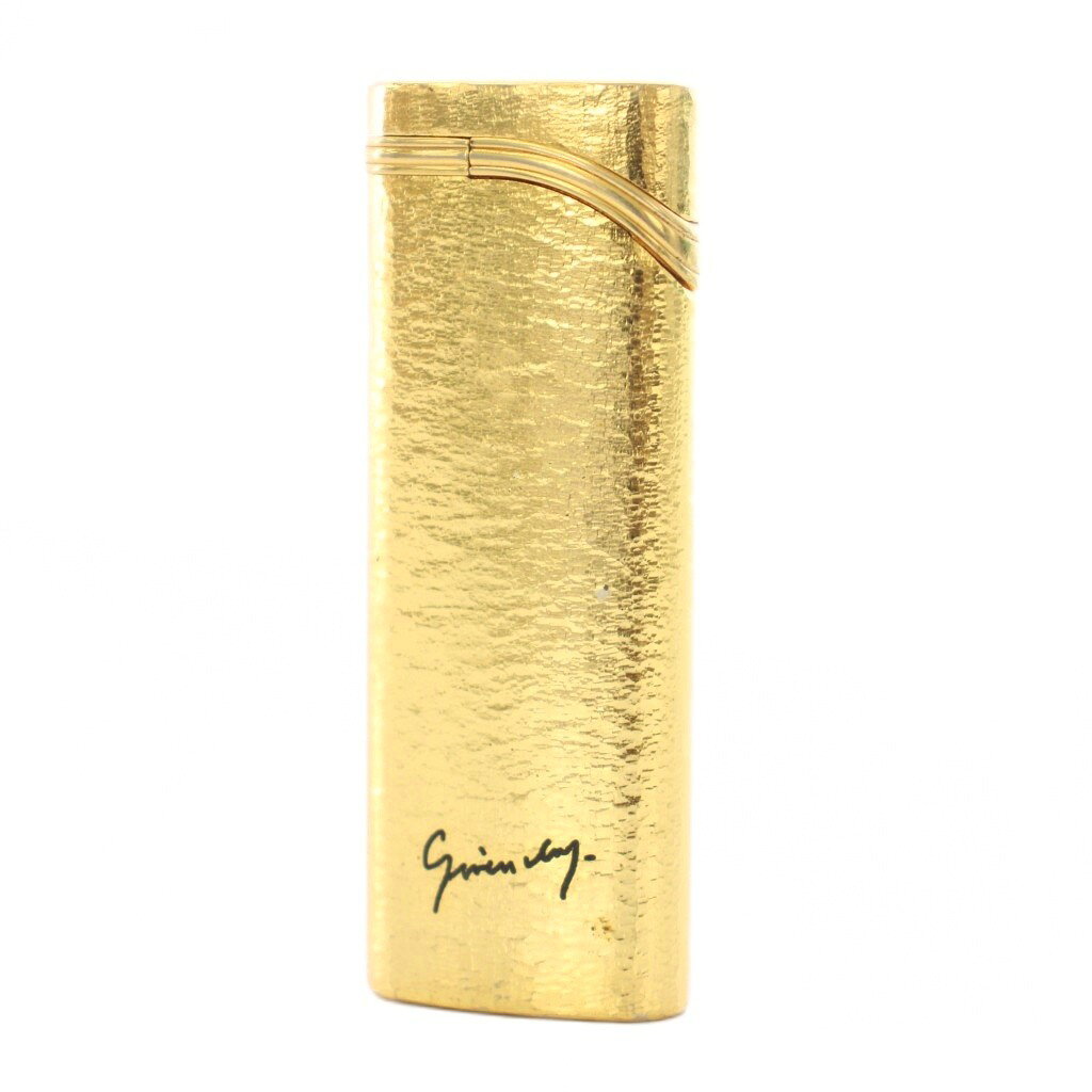 【中古】ジバンシィ GIVENCHY ライター プッシュ式 ロゴ ゴールド ジャンク品 /TK ■GY11 メンズ 【ベクトル 古着】 260813