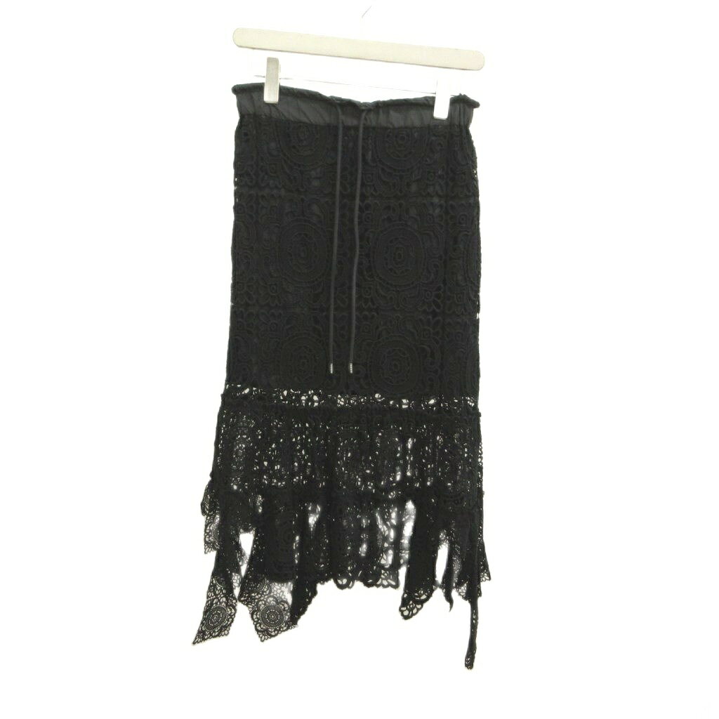 【中古】サカイ sacai ロングスカート 1 黒 ブラック レース ドローストリング アシンメトリーヘム /YU ■GY20 レディース 【ベクトル 古着】 260813ブランドサカイ sacai表記サイズ1実寸サイズウエスト：68cm　ヒップ：80cm　スカート丈：87cm　　素材表地：綿 別布：ポリエステル 裏地：キュプラ色黒 ブラック状態使用感が少なく、かなり状態の良い商品です。 ※あくまでも中古品ですので掲載写真や記載内容をご確認いただき、ご理解の上ご購入ください。付属品付属品なし備考品番:18-03882 株式会社 サカイスラッシュ商品のお問い合わせの回答を休止しております。＊各商品ページの商品詳細等をご確認の上ご購入ください。【中古】サカイ sacai ロングスカート 1 黒 ブラック レース ドローストリング アシンメトリーヘム /YU ■GY20 レディース 【ベクトル 古着】 260813状態ランク　”A”詳細については、下記および「状態ランクについて」ページをご覧ください。未使用・新品の商品ほぼ新品同様の商品使用感が少なく、かなり状態の良い商品使用感はあるが、傷や汚れの少ない商品使用感の他、傷や汚れが見られる商品かなり大きな傷みがある難あり商品※S〜CランクはUSED品となりますので、使用感をご理解の上でご入札下さい。状態ランクについてinformationブランドサカイ sacai表記サイズ1実寸サイズウエスト：68cm　ヒップ：80cm　スカート丈：87cm　　素材表地：綿 別布：ポリエステル 裏地：キュプラ色黒 ブラック状態使用感が少なく、かなり状態の良い商品です。 ※あくまでも中古品ですので掲載写真や記載内容をご確認いただき、ご理解の上ご購入ください。付属品付属品なし備考品番:18-03882 株式会社 サカイスラッシュ商品のお問い合わせの回答を休止しております。＊各商品ページの商品詳細等をご確認の上ご購入ください。本商品は一点物です他サイトや店舗にて販売している商品です。多少のお時間差にて欠品になることもございます。予めご了承頂ますようお願い致します。ベクトル・サイズガイドはこちらこの商品と同じブランドの商品を見る
