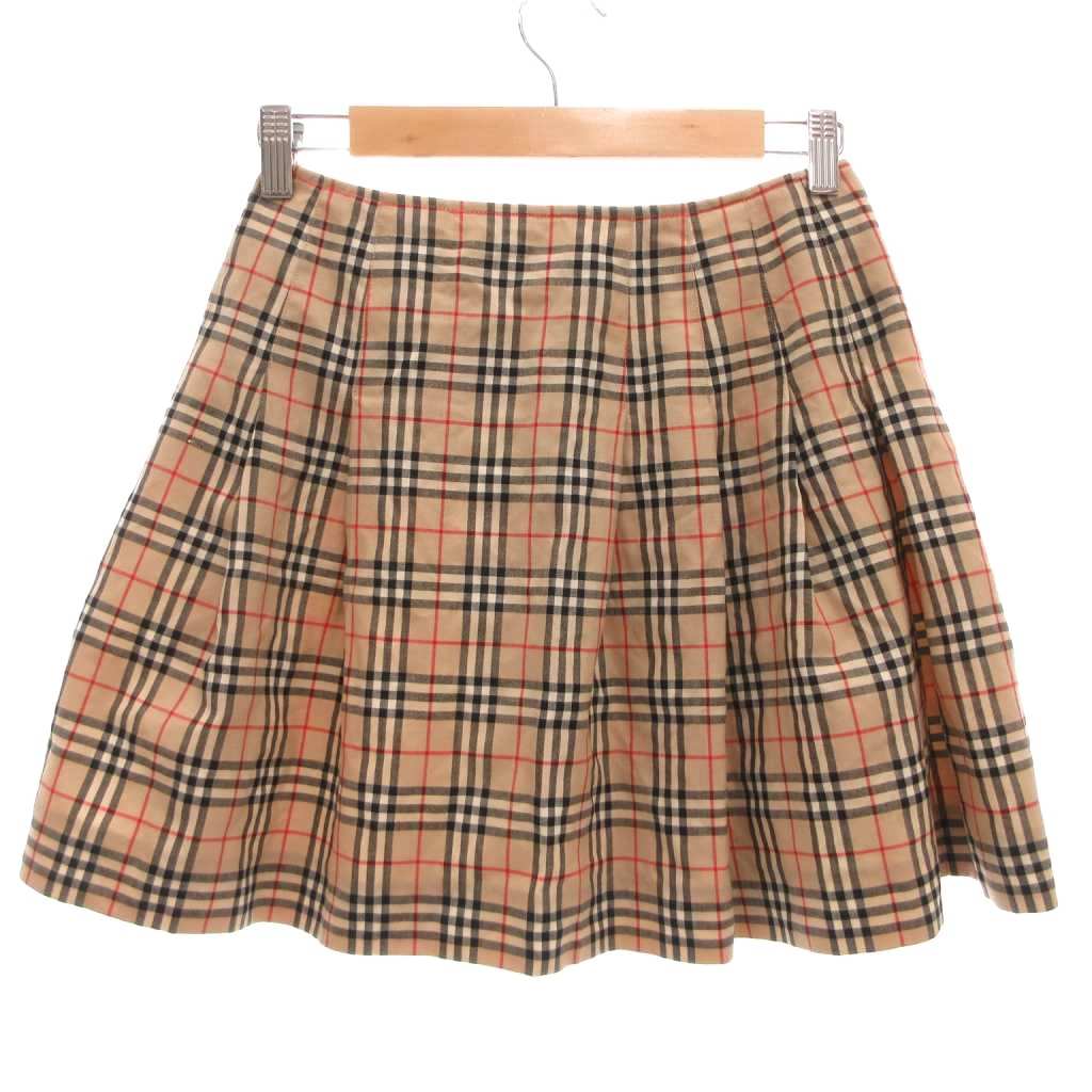 中古 バーバリーズブルーレーベル Burberry's BLUE LABEL ラップミニスカート ノバチェック柄 ベルト プリー auc-vector-21204872 ブランド古着の買取販売ベクトル サンプル画像2