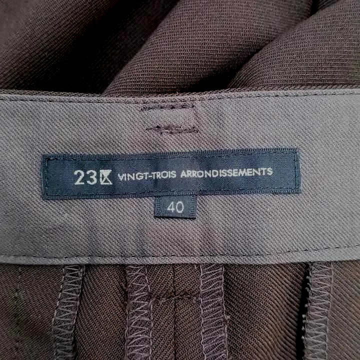 【中古】23区 オンワード樫山 パンツ スラックス フルレングス 40 茶 ブラウン /KK ■GY74 レディース 【ベクトル 古着】 260901 auc-vector-21236378 ブランド古着の買取販売ベクトル サンプル画像3