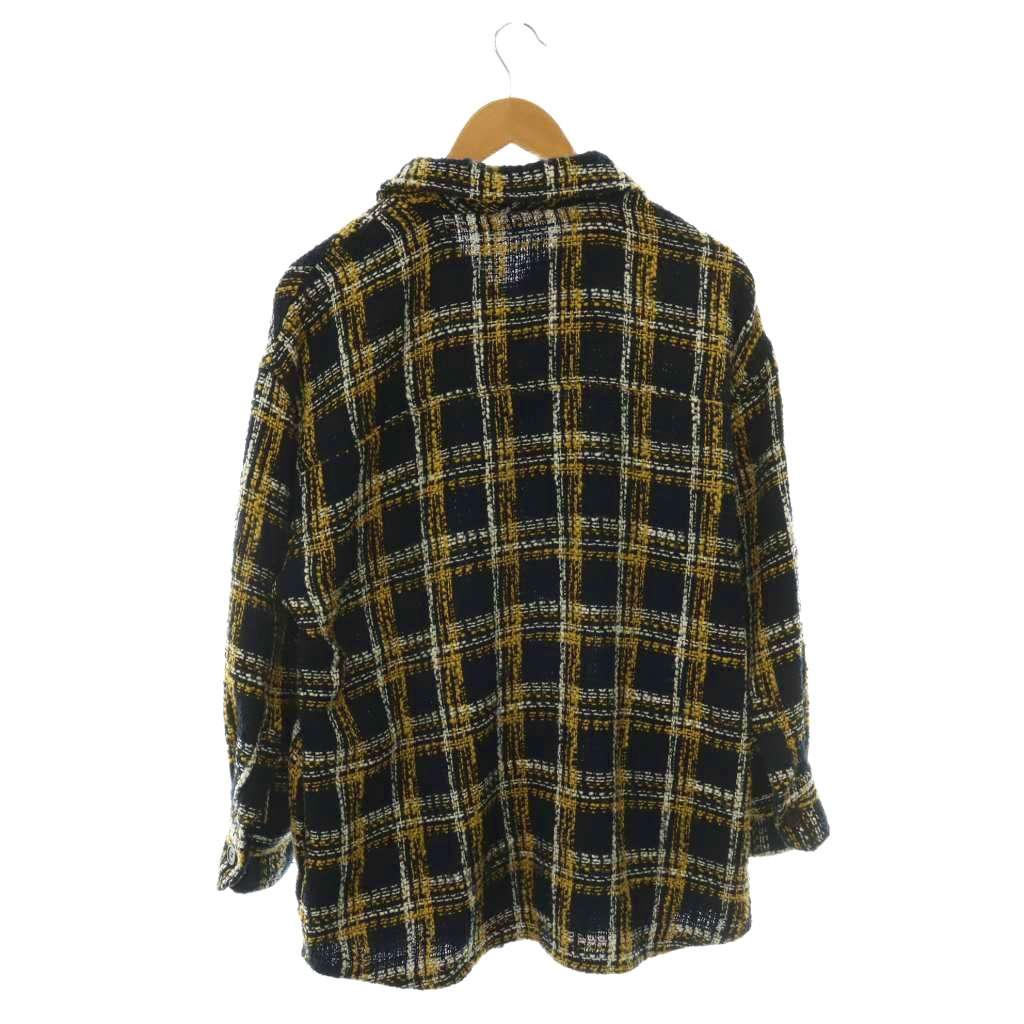 【中古】ミラオーウェン Mila Owen シャツ 長袖 ツイード チェック 1 イエロー ブラック ホワイト /DO ■GY06 レディース 【ベクトル 古着】 261016 auc-vector-21347767 ブランド古着の買取販売ベクトル サンプル画像2