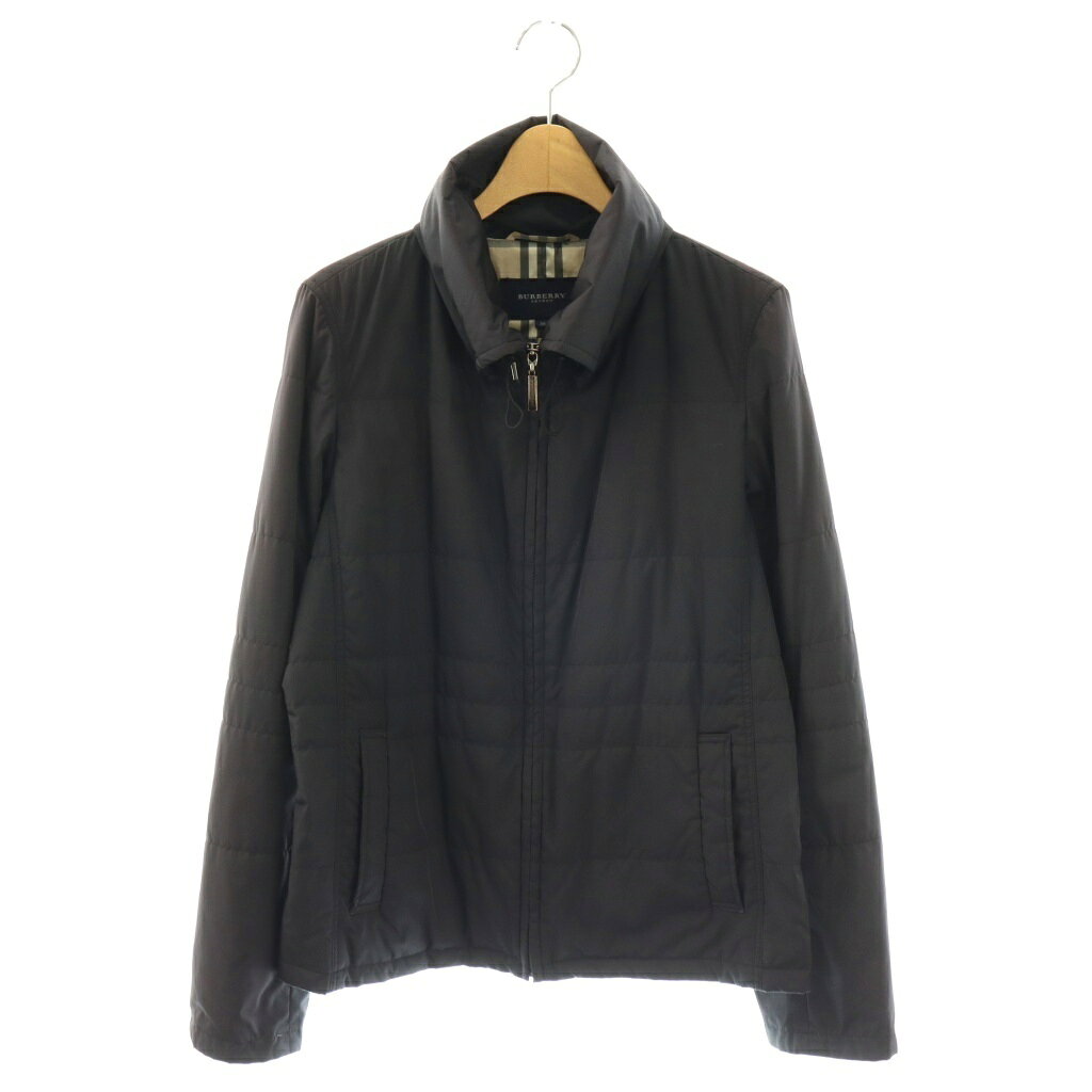 乐天商城 - 【中古】バーバリー ロンドン BURBERRY LONDON 中綿ジャケット ブルゾン ノバチェック裏地 38 ブラック /ES ■GY19 レディース 【ベクトル 古着】 260420