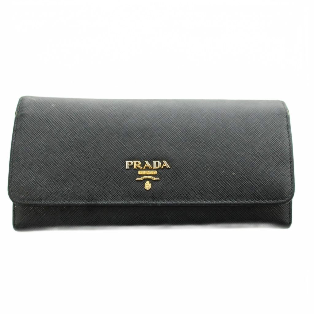 【中古】プラダ PRADA サフィアーノ �