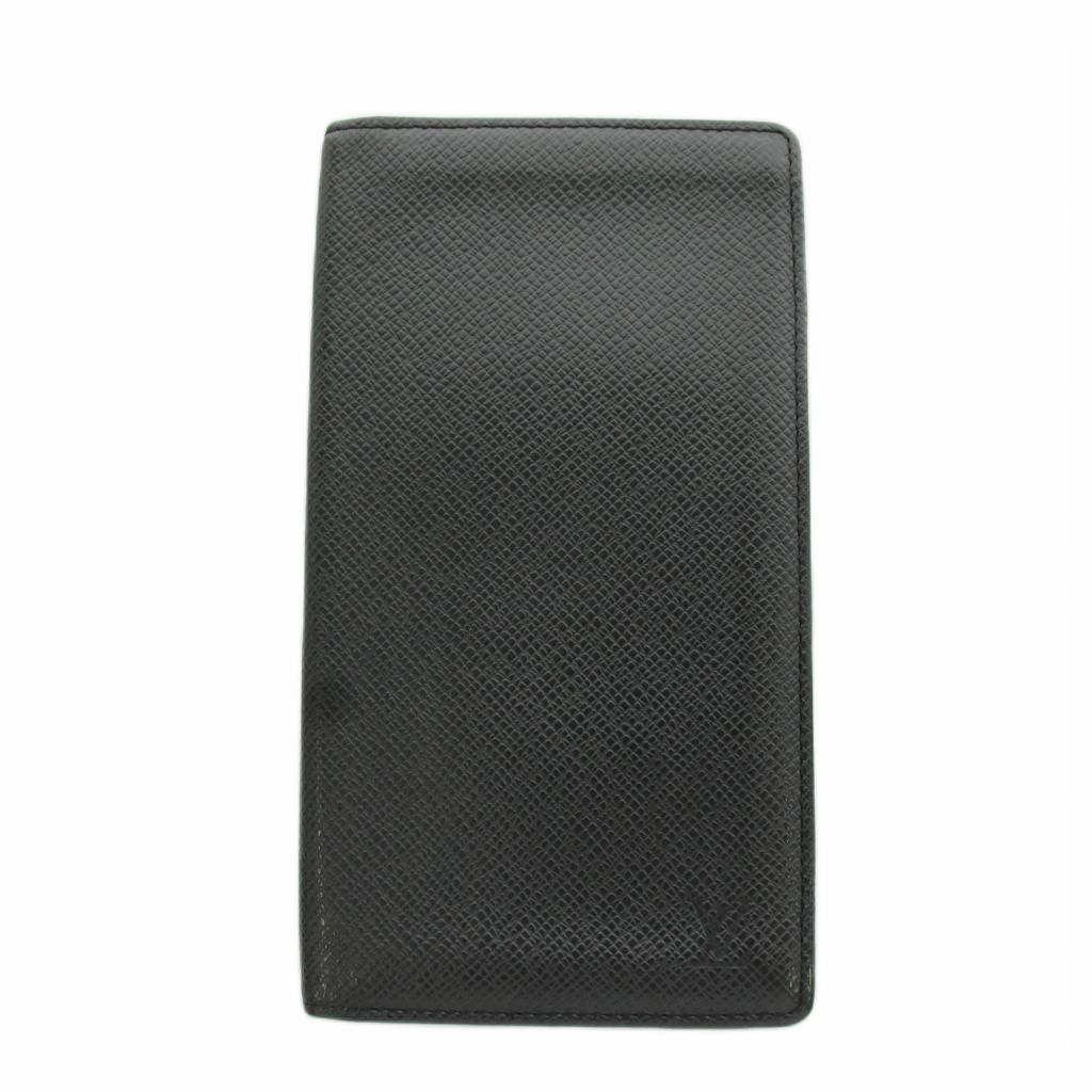 【中古】ルイヴィトン LOUIS VUITTON タイガ ポルト バルール カルト クレディ M30392 札入れ 長財布 二つ折り レザー 黒 ブラック /AN68 ■GY13 ■OH メンズ 【ベクトル 古着】 260506