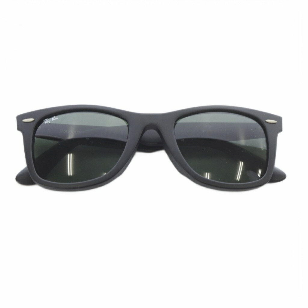 【中古】レイバン RAY BAN サングラス フルリム WAYFARER スクエア 52□22 150 黒 ブラック RB 2140-F 901-S /SR ■GY メンズ レディース 【ベクトル 古着】 260427