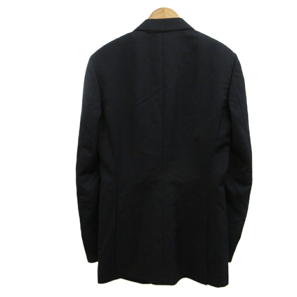 中古 未使用品 バーバリー BURBERRY タグ付き テーラードジャケット 上着 ウール 44 黒 ブラック 長袖 1つボタン auc-vector-20953139 ブランド古着の買取販売ベクトル サンプル画像2