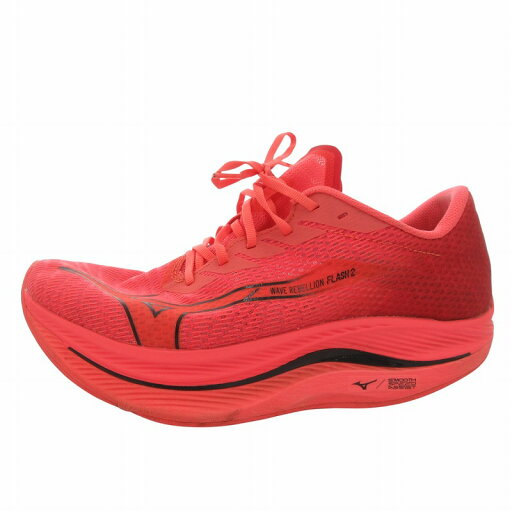 【中古】ミズノ MIZUNO 24SS ウエーブ リベリオン フラッシュ 2 ランニングシューズ スニーカー 27.5cm 赤 レッド J1GC243601 /FF メンズ 【ベクトル 古着】 250707 【中古】ミズノ MIZUNO 24SS ウエーブ リベリオン フラッシュ 2 ランニングシューズ スニーカー 27.5cm 赤 レッド J1GC243601 /FF メンズ 【ベクトル 古着】 250707