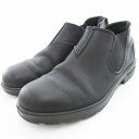 【中古】ブランドストーン Blundstone サイドゴアブーツ ローカット 本革 レザー 8 ブラック 000904 /UO メンズ 【ベクトル 古着】 250705