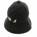 【中古】コンバース CONVERSE STARS KANGOL BERMUDA CASUAL BUCKET HAT バケットハット 帽子 パイル地 ロゴ刺繍 M...