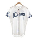 【中古】未使用品 埼玉西武ライオンズ タグ付き オーセンティックユニフォーム ホーム 栗山巧選手 半袖 S ホワイト /UO メンズ 【ベクトル 古着】 250830