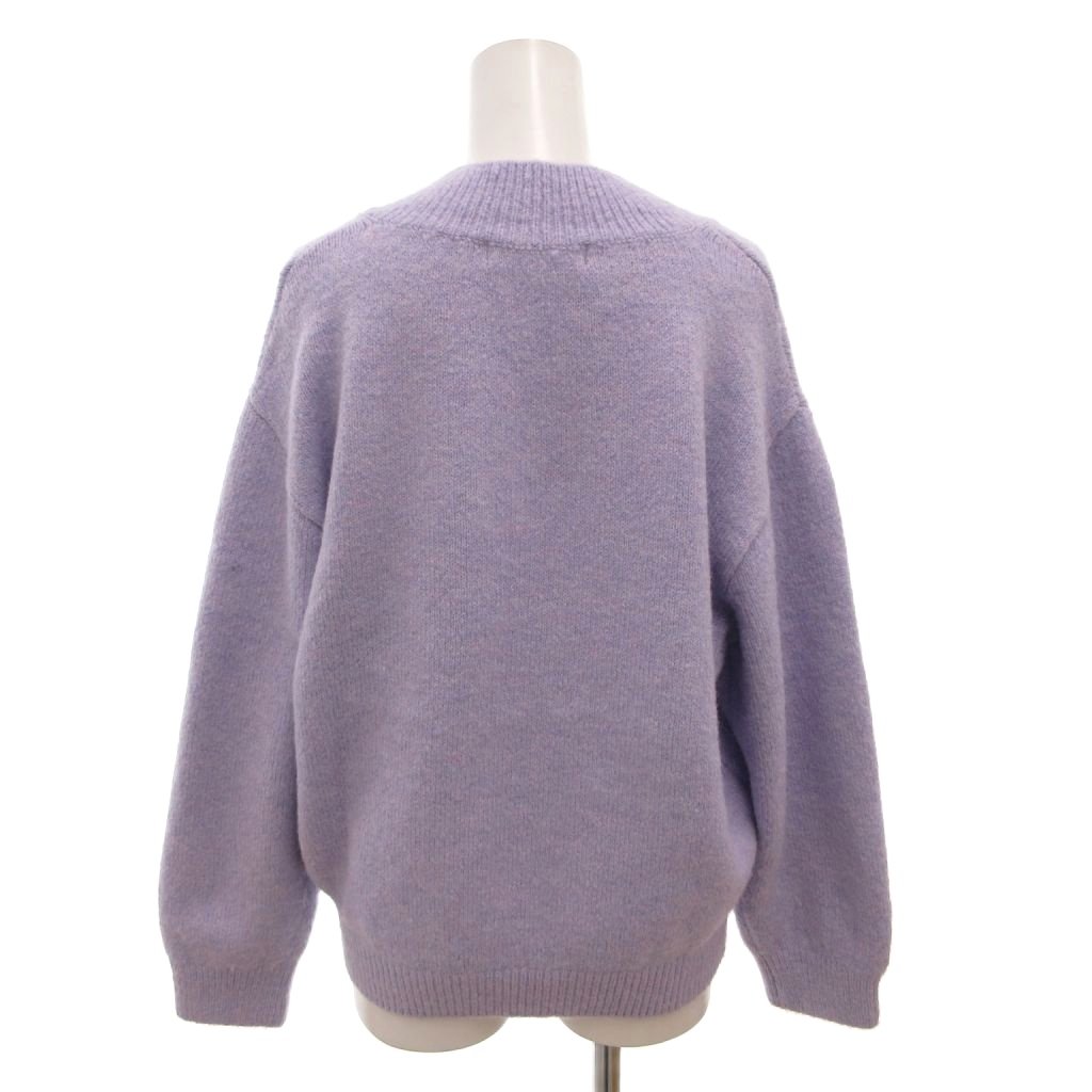 【中古】LOEUVRE 25AW Wool V-Neck Knit Pullover - 01 ニット セーター 長袖 Vネック 1 紫 パープル /FF レディース 【ベクトル 古着】 260314 2